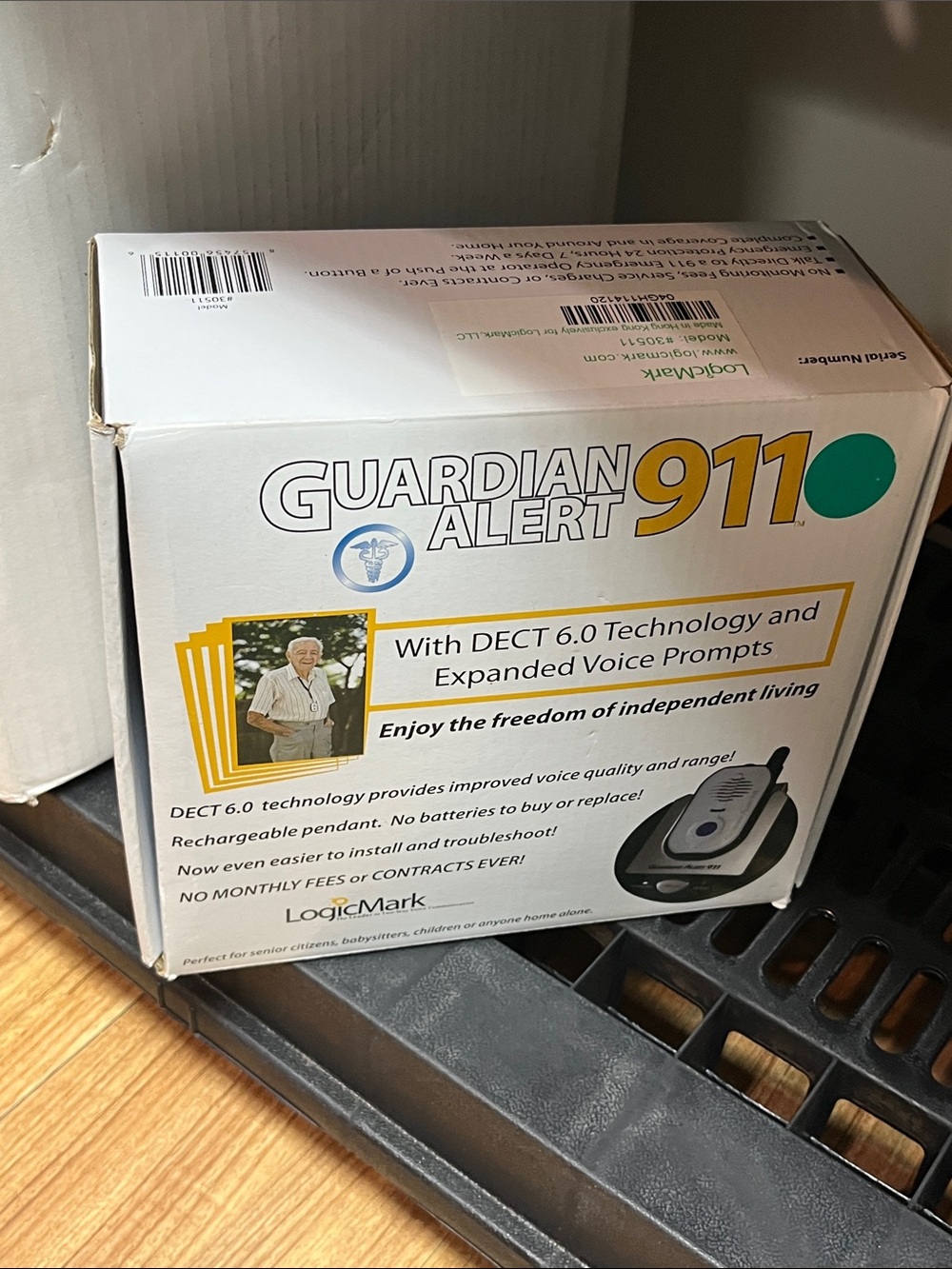 Guardian Alert 911 Medical Alert System - White/Yellow